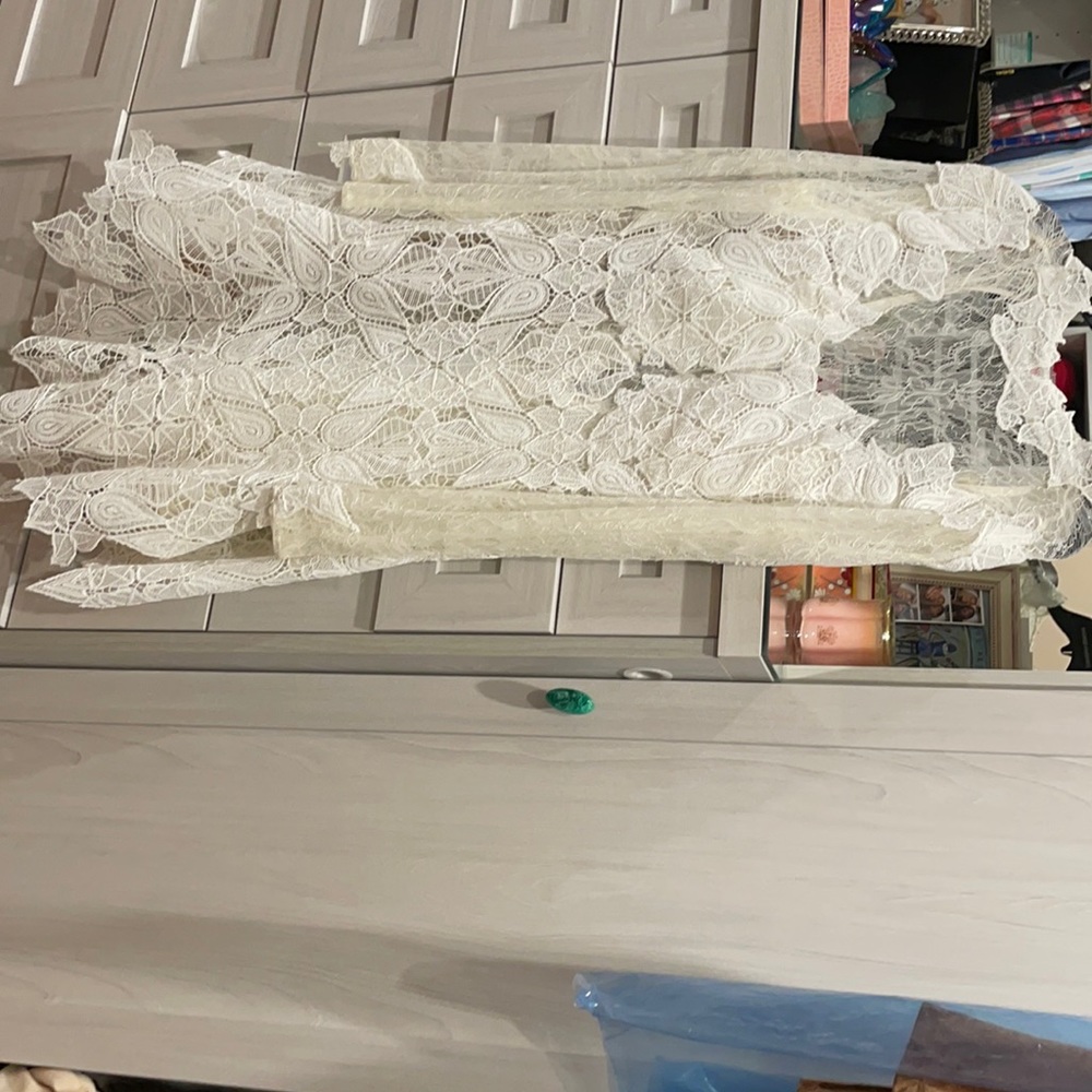 Jonathan Simkhai lace embroidery dress